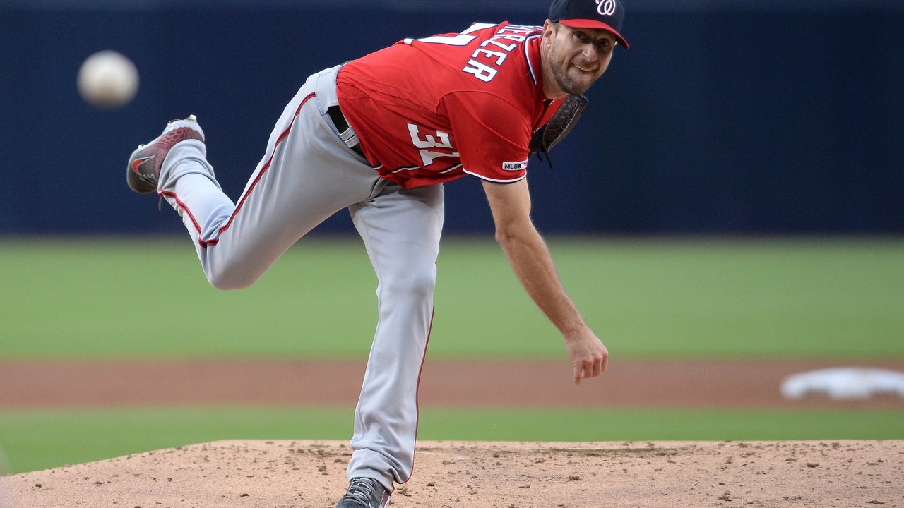 Scherzer, Dozier lead Nationals over Padres, 4-1